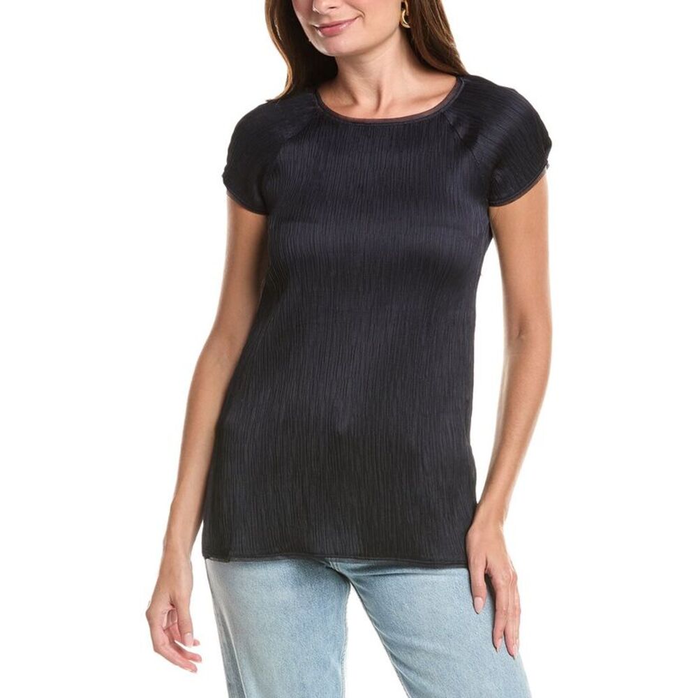Johnny Was Womens Petite Maritza Tunic, Blue
